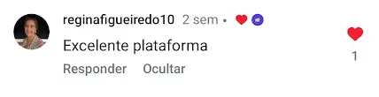 Print de avaliação de cliente Emusys